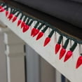 thumbnail image 2 of Holiday Time 70-Count Red Diamond-Cut LED C6 Christmas Lights, with Green Wire, 15.7', 2 of 4