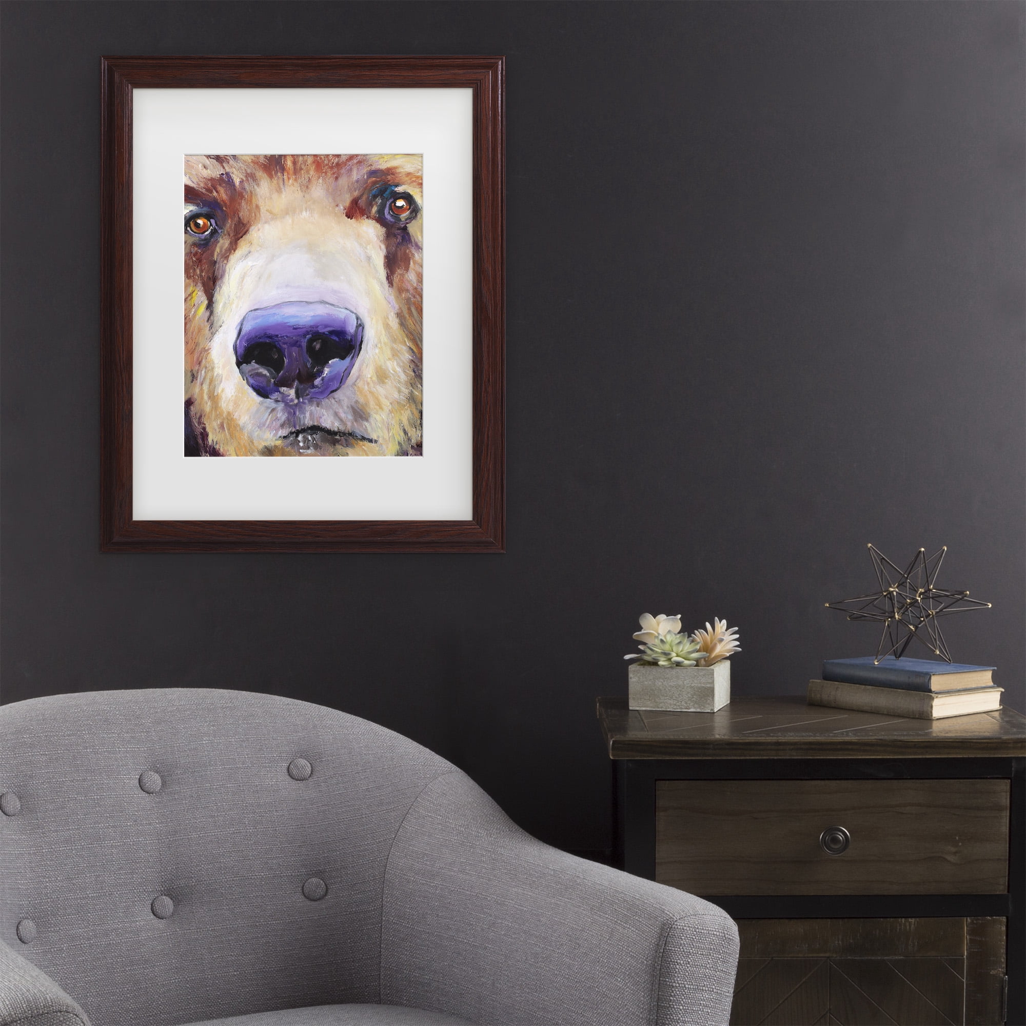 Trademark Fine Art 'The Sniffer' Canvas Art by Pat Saunders-White