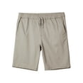 thumbnail image 4 of Ma Croix Men's Flat Front Summer Casual Twill Classic Slim Fit Cotton Shorts, 4 of 6