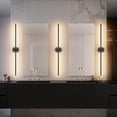 thumbnail image 3 of Candelabros de pared Coinmit Modern, juego de 2 unidades, 3000 K, 100 cm, color negro, 3 of 7