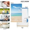 thumbnail image 3 of GZHJMY Face Hand Towel Set Beach Beautiful Tropical Sea Washcloth Washcloths, Quick-Dry Highly Absorbent Bath Towel- Pack of 2, 3 of 7