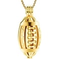 thumbnail image 5 of American Football Memorial Keepsake Pendant Urn Necklace for Ashes Holder Stainless Steel Cremation Jewelry for Ashes for Men, 5 of 7