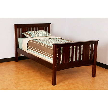 Canwood Base Camp Twin Bed, Cherry