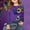 Purple, variant on Spazoro Kids Girls Shirts Tee, Carnival Long Sleeve 2025 Crew Neck Casual Loose Tops for Child Girls Purple Size 4 T