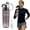 L, variant on Misting Water Bottle, 2-in-1 Mist & Sip Water Bottles, Leak-Proof, Silicone Spout Cover, Cool Mist Water Bottle with Cleaning Brush for Sports Gym Camp Cycling, Blue