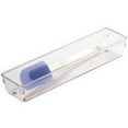 thumbnail image 1 of Interdesign 0469890 Linus Drawer Organizer, 12 x 3 x 2 in., Plastic - Clear, 1 of 2