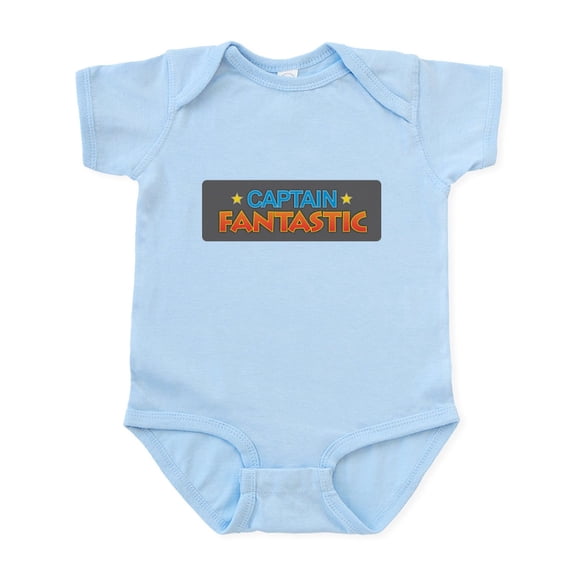 CafePress - Captain Fantastic Body Suit - Baby Light Bodysuit, Size Newborn - 24 Months