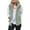 Green-1, variant on Women'S Faux Fur Vest Fuzzy Fleece Jacket Stand Neck Thermal Jacket Full Zip Up Trendy Winter Coats Warm Vests