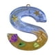 thumbnail image 2 of Adornos navideños, adornos navideños, regalos navideños. Colgante de 26 letras en inglés. Accesorios para colgantes de bolsos de alta gama. Decoración navideña con letras oceánicas. Colgante con letra, 2 of 6