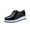 Black, variant on Fesfesfes Black Flat Matsuke Thick Sole Synthetic Sports British Style Block Medium Heel Hollowed Out Womens Shoes 6(37)