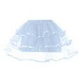 thumbnail image 4 of Girls' Elegant Solid Layer Mesh Puffy Skirt Performance Dress for Stage Shows and Special Events Girls Summer Dress Cassual Formal Dresses Cute Sun Dresses, 4 of 4