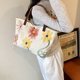 thumbnail image 5 of Bolso Hombro Mujeres Mujer Lona Femenina () Blanco, 5 of 9