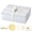White, variant on TickJOY White Gift Box 16.5''x13''x5.5'' - Large Gift Boxes with Lid for Presents Packaging, Birthday, Christmas, Wedding, Anniversary, Big Gift Box with Ribbon, Shred Filler, Card, Wax Seal (White)