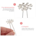 thumbnail image 2 of MasteelfCA 20 Pcs Épingle à Cheveux de Mariée Gypsophile Fourche en Forme de U Coiffure de Mariage, 2 of 8