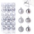 thumbnail image 2 of PENGXIANG 36 Pcs Christmas Tree Decorations Christmas Tree Ornaments Christmas Tree Pendant Christmas Ornaments Set Christmas Ball Ornaments Christmas Decorations for Tree 1.18inch, 2 of 7