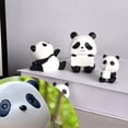 thumbnail image 4 of Adorable Panda Figurine Sculpture Resin Art Model For Desktop Indoor And Garden Ornament, 4 of 9