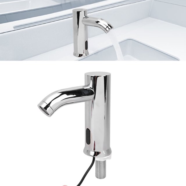 Touchless Sink Faucet, Motion Sensor Faucet Sensitive G1/2 for Commercial