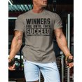 thumbnail image 6 of Gymish Winners Fail Workout T-Shirt for Men – Funny Gym Shirt, Mens Fitness Tee, Motivational Gym Clothes, Workout TShirt for Men, 6 of 6