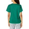 thumbnail image 2 of WonderWink Womens Wonderwork V-Neck Scrub Top 4X-Large Hunter, 2 of 2