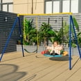 thumbnail image 3 of Infans 2-Pack Swing Set Swing Seat Replacement & Saucer Tree Swing for Indoor & Outdoor, 3 of 6