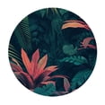 thumbnail image 4 of Acheng Palm Leaves Round Tablecloth, Tropical Jungle Palm Leaves with Charming Colors, Table Decoration for Banquet, Candy Buffet, and Dining Table 38-42, 4 of 8