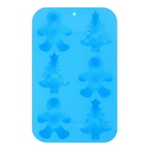 Gymnture christmas Christmas Fondant Cake Gingerbread Man Xmas Tree Silicone Candy Chocolate Mold