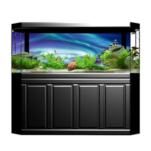 Aquarium Background Poster, Fish Tank Decoration Aquarium Decorative Poster, Self-adhesive Household For Aquarium Office Fish Tank 122x50cm