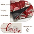 thumbnail image 6 of Pink Valentines Day Area Rugs 2.7'x5', Washable Small Throw Rugs for Kitchen Bedroom, Love Heart Eucalyptus Botanical Rustic Indoor Outdoor Rug Non-Slip Low Pile Carpet Runner Reversible Floor Mats, 6 of 8