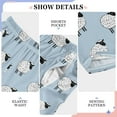 thumbnail image 6 of FORMRS Kids Pajama Pants with Pockets Size 11-12Y Boys Lounge Sleep Bottoms, Blue Sheep Pattern, 6 of 8