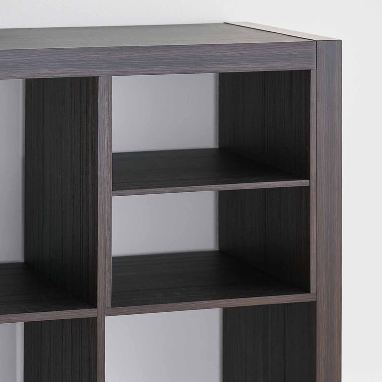better homes and gardens 8 cube organizer tobacco oak Better Homes & Gardens 8 Cube Organizer with 4 H Shelf Inserts, Tobacco Oak