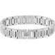 thumbnail image 1 of Collection Link Bracelet in Stainless Steel Embellished with Petit Piqué Pattern - Available for Him and Her, 1 of 3