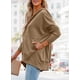 thumbnail image 4 of Sudaderas con capucha PRETTYGARDEN, holgadas, informales, con botones y cuello en V para mujer, 4 of 6