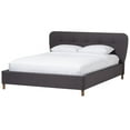 thumbnail image 2 of Maddie Home Pier Mid Century Modern Full Platform Bed with Headboard in Gray, 2 of 2