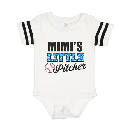 

Inktastic Baseball Mimis Little Pitcher Gift Baby Boy Bodysuit