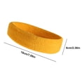 thumbnail image 4 of Banda para El Sudor Atlética Diadema Deportiva Que Absorbe La Humedad Hombres Y Mujeres () Amarillo, 4 of 4