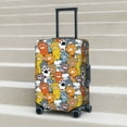 thumbnail image 6 of Uemuo cute paw Printed Washable Luggage Cover - Fashion Suitcase Protector Fits 18-32 Inch Luggage-Medium, 6 of 7