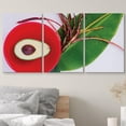 thumbnail image 3 of wall26 Canvas Print Wall Art Avocado on Tropical Banana Leaf Food Culinary Photography Realism Decorative Natural Colorful Vibrant Diet for Living Room, Bedroom, Office - 24"x36"x3 Panels, 3 of 5