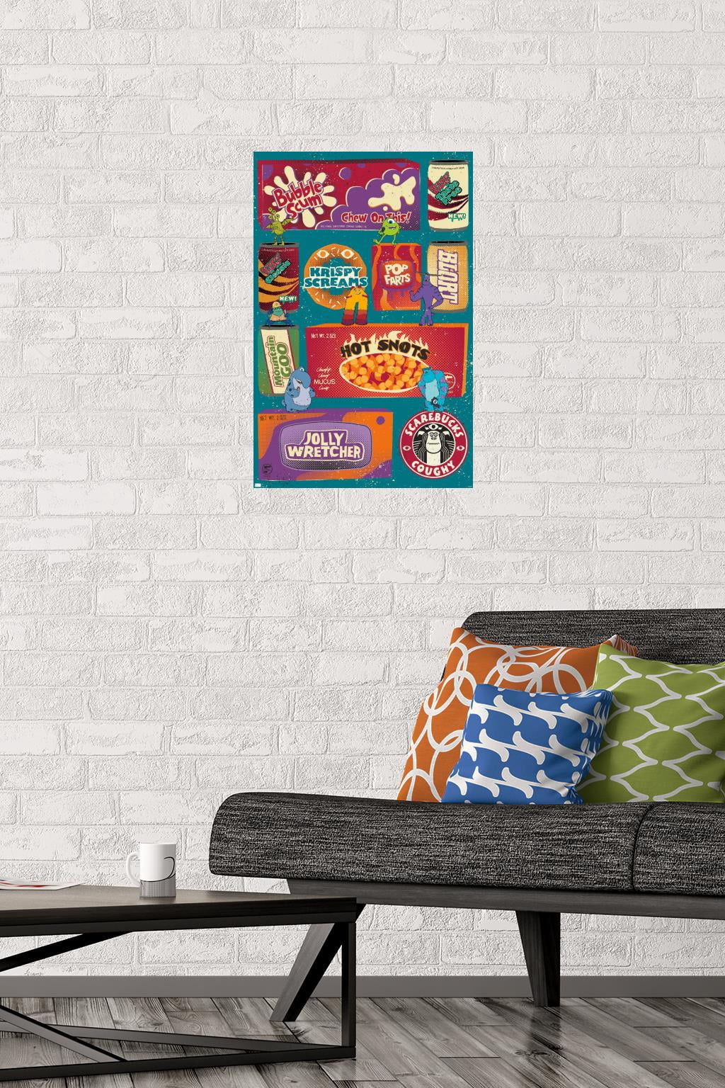 Disney Monsters at Work - Grid Wall Poster, 14.725" x 22.375"