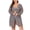 Black, variant on Women's Plus Size Long Sleeve Swimwear Rash Guard with Chest Pads Wirefree Modest Surfing Suit