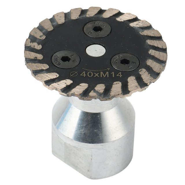 Sierra de diamante de apertura M14 de 40 mm con disco de corte y grabado desmontable, adecuada para arena de granito Como se muestra, Como se muestra