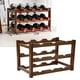 thumbnail image 4 of Estantes de madera de bambú para vino Botellas de encimera Soportes para 3 capas, 4 of 9