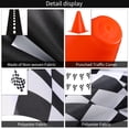 thumbnail image 3 of Set de conos de tráfico y banderas de carreras Skylety de Party Supplies, 3 of 6