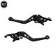 thumbnail image 1 of 2 Pcs Cnc Alloy Motorcycle Brake Handle Adjustable Size Moto Motorbike Modification Clutch Drum Brake Lever Handle For Kymco 125, 1 of 4