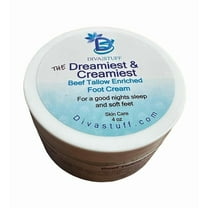 Diva Stuff The Dreamiest and Creamiest Beef Tallow Enriched Foot Cream, Infused with Magnesium, Rest and Repair