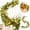 A, variant on 190cm LED Vine with Fairy Lights for Home Decoration Realistic Greenery Leaf Impressions Indoor Wall Shelf Party Battery Operated Novelty Polyester Material
