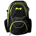 thumbnail image 2 of Miken Players XL Slowpitch Softball Backpack (Black/Charcoal/Green), 2 of 2