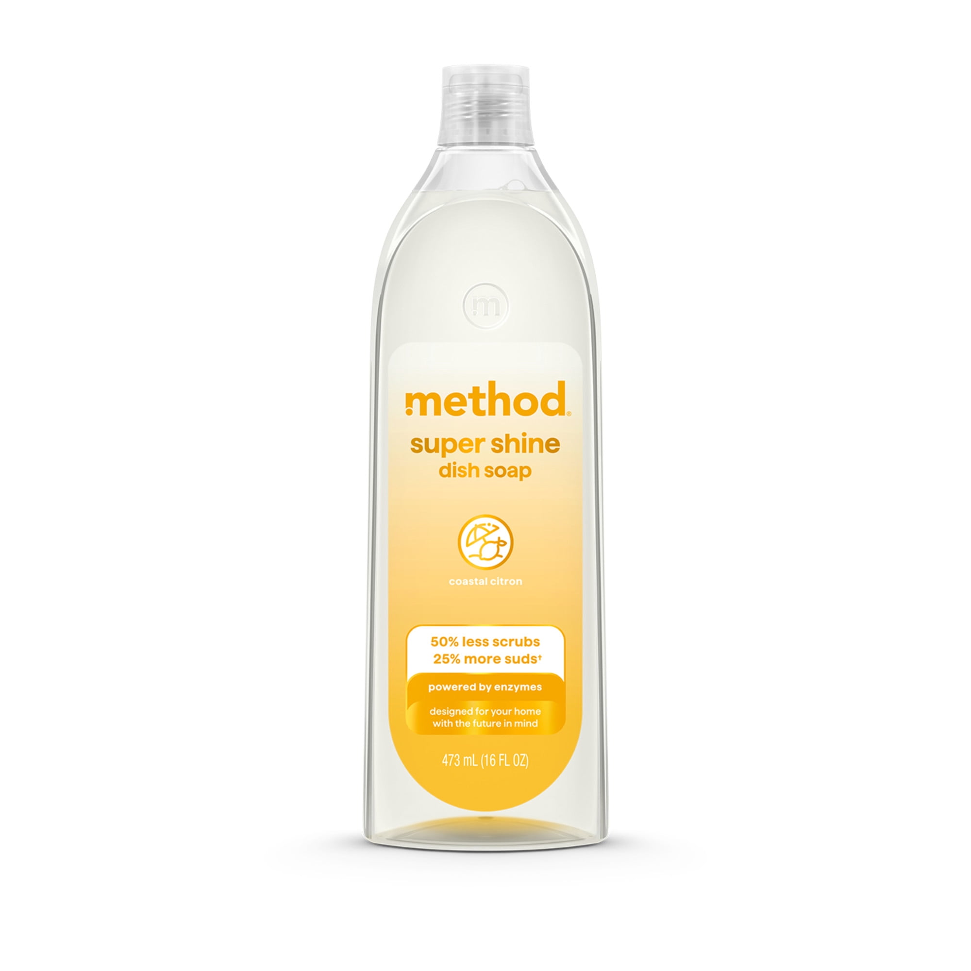 Method Super Shine Liquid Dish Soap Refill, Powered by Enzymes