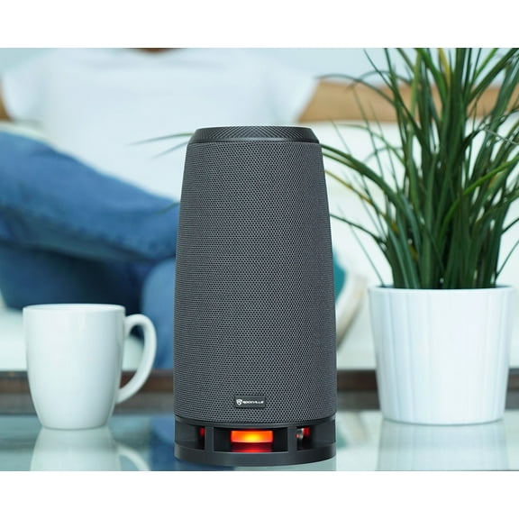 Rockville RockShip 50 Watt Portable Bluetooth Speaker w/LED Lights Radio/USB/AUX