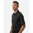 thumbnail image 2 of Harriton M105T Men's Tall Maverick CVC Pique Polo-Black-LT, 2 of 6