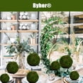 thumbnail image 4 of Bola de musgo decorativa BYHER Natural Green Moss (9 cm), juego de 6, 4 of 7